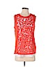 Tribal Jeans 100% Polyester Orange Sleeveless Blouse Size M - photo 1