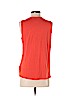 Tribal Jeans 100% Polyester Orange Sleeveless Blouse Size M - photo 2
