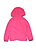 Carter's 100% Polyester Solid Pink Zip Up Hoodie Size 8 - photo 2