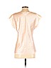 Oscar De La Renta 100% Polyester Pink Short Sleeve Blouse Size S - photo 2