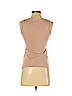 Ann Taylor LOFT 100% Cotton Tan Sleeveless Blouse Size XS (petite) - photo 2