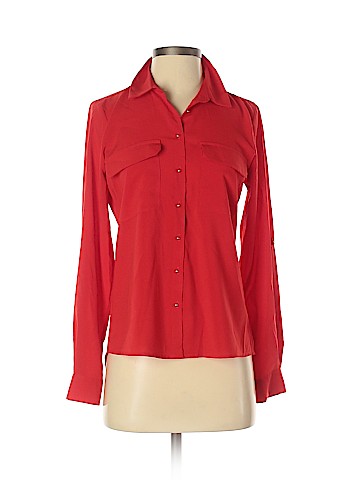 Calvin Klein Long Sleeve Blouse (view 1)