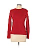 Anne Klein Red Long Sleeve Silk Top Size L (petite) - photo 1