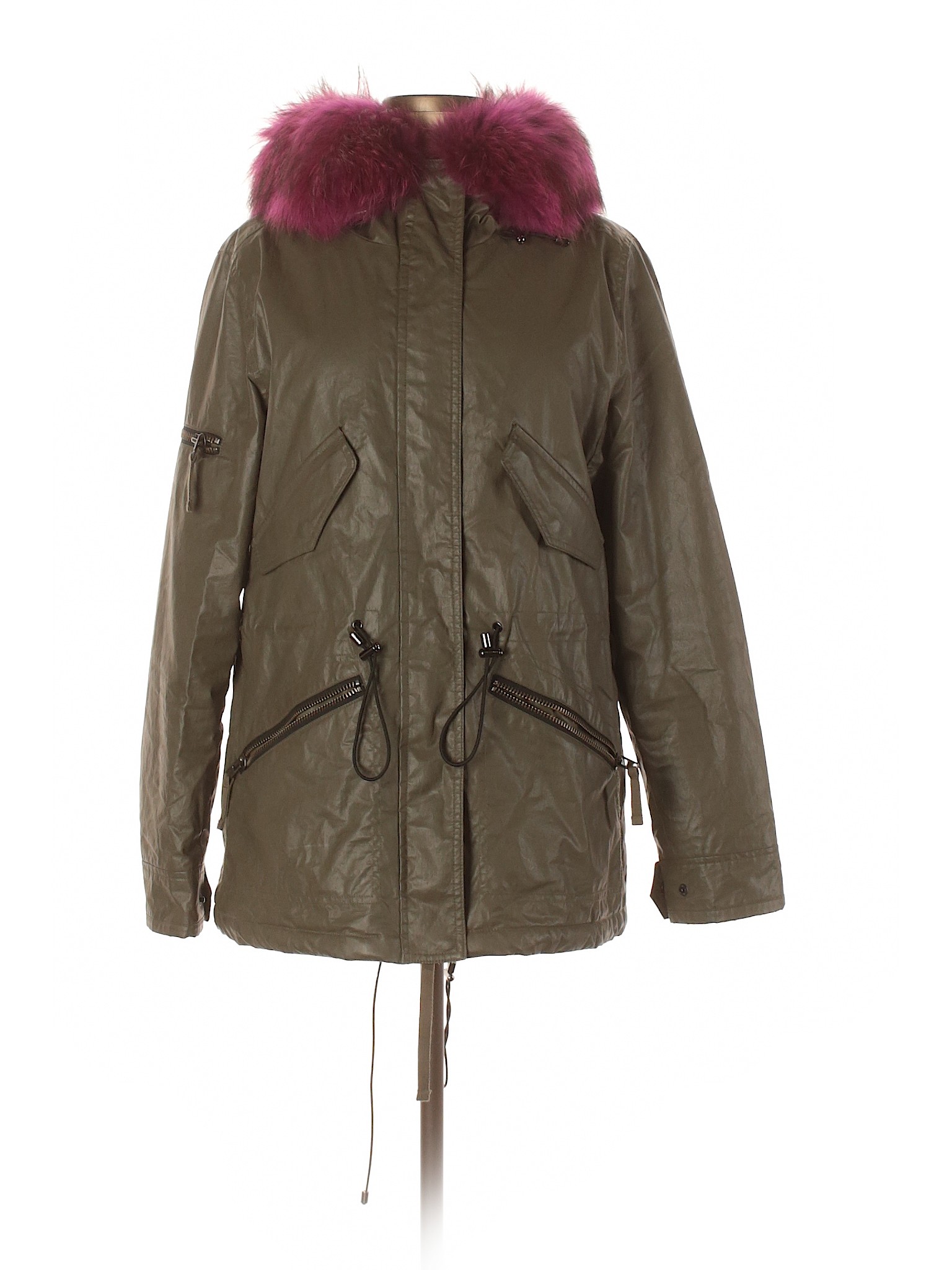 SAM Solid Green Coat Size M 30 off thredUP