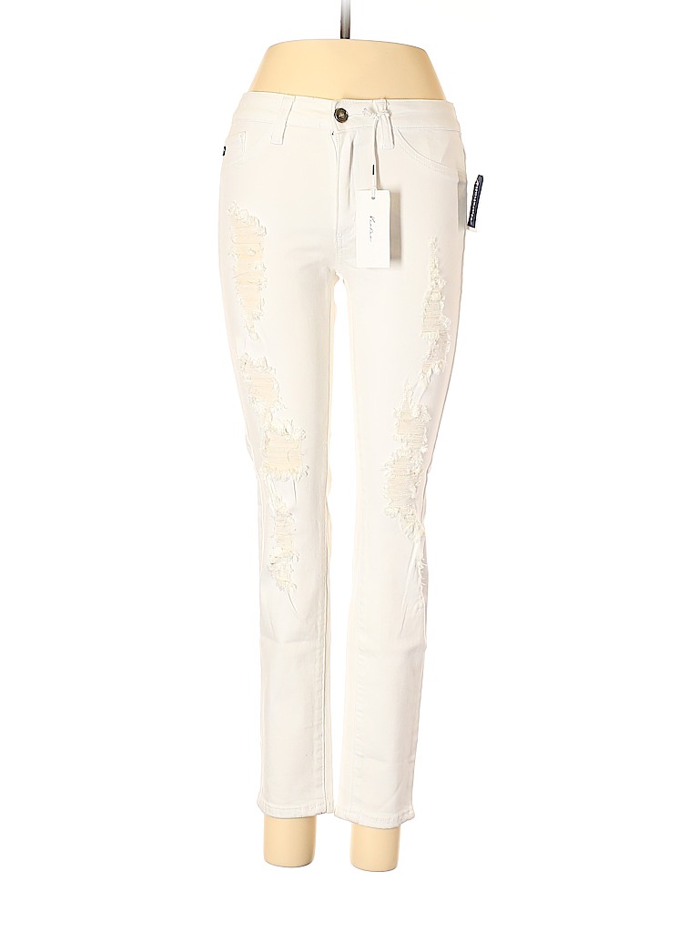 kancan white skinny jeans