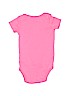 Carter's 100% Cotton Solid Pink Short Sleeve Onesie 9-12 MO / 12 MO - photo 2