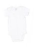 Carter's 100% Cotton White Short Sleeve Onesie 9-12 MO / 12 MO - photo 1