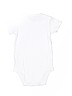 Carter's 100% Cotton White Short Sleeve Onesie 9-12 MO / 12 MO - photo 2