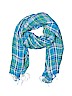 Unbranded Checkered-gingham Blue Scarf One size - photo 1