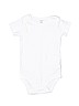 Carter's 100% Cotton White Short Sleeve Onesie 9-12 MO / 12 MO - photo 1