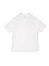 Lands' End 100% Cotton Solid White Short Sleeve Polo Size 10 - 12 - photo 1