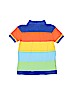 Chaps 100% Cotton Stripes Blue Short Sleeve Polo Size 4 - photo 2