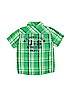 U.S. Polo Assn. Green Short Sleeve Button-Down Shirt Size 4T - photo 2