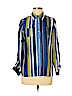 Jones New York Signature 100% Polyester Blue Long Sleeve Blouse Size M (petite) - photo 1
