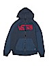 Vans 100% Cotton Solid Blue Zip Up Hoodie Size M (youth) - photo 1