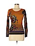 ETRO Orange Silk Pullover Sweater Size EU (IT) 42 / US 6 - photo 1