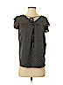 Ann Taylor LOFT 100% Polyester Black Short Sleeve Blouse Size S (petite) - photo 1