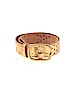 Unbranded 100% Leather Metallic Gold Leather Belt Size M - photo 1