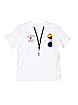 The Children's Place 100% Cotton Graphic White Short Sleeve T-Shirt Size 5 - 6 - photo 1