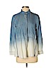 Holding Horses 100% Lyocell Blue Long Sleeve Button-Down Shirt Size 0 (petite) - photo 1