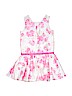 Dressed Up by Gymboree 100% Polyester Floral Stripes Pink Special Occasion Dress Size 8 - photo 2