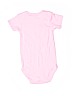 Carter's 100% Polyester Pink Short Sleeve Onesie 3-6 MO / 6 MO - photo 2
