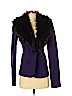 Rachel Zoe 100% Wool Purple Wool Coat Size 4 - photo 1
