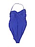 Assorted Brands Solid Hearts Blue One Piece Swimsuit Size S - photo 1