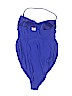 Assorted Brands Solid Hearts Blue One Piece Swimsuit Size S - photo 2