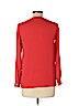 Ann Taylor LOFT 100% Polyester Red Long Sleeve Blouse Size XS (petite) - photo 2