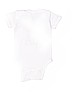 Rabbit Skins 100% Cotton White Short Sleeve Onesie 12-18 MO / 18 MO - photo 2