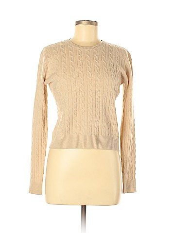 Aqua Cashmere Pullover Sweater (view 1)