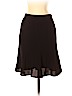 Ann Taylor LOFT 100% Polyester Black Casual Skirt Size 4 (petite) - photo 2