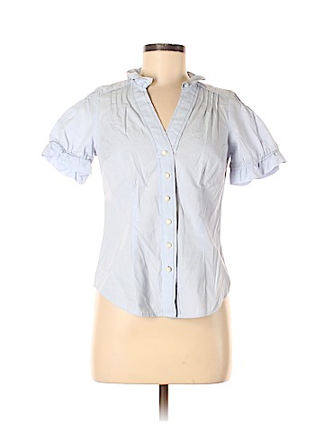 Ann Taylor LOFT Outlet Short Sleeve Button-Down Shirt (view 1)