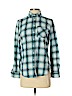 Aeropostale 100% Cotton Teal Long Sleeve Button-Down Shirt Size S (petite) - photo 1