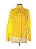 Burberry 100% Bamboo Yellow Long Sleeve Button-Down Shirt Size L - photo 1