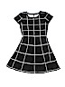 Sequin Hearts 100% Cotton Black Dress Size M (kids) - photo 1