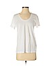 Theory 100% Cotton White Short Sleeve T-Shirt Size S (petite) - photo 1