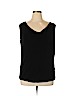 Classiques Entier Black Sleeveless Silk Top Size XL - photo 1