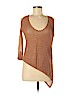 Helmut Lang Tan 3/4 Sleeve Top Size M - photo 1