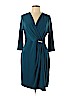 Charter Club Teal Cocktail Dress Size L (petite) - photo 1