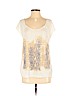 Antonio Melani Ivory Short Sleeve Top Size S - photo 1