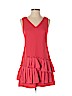 Eliza J 100% Polyester Red Casual Dress Size 0 (petite) - photo 1