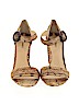 Max Studio 100% Leather Tan Heels Size 8 1/2 - photo 2