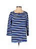 Ruby Rd. Blue 3/4 Sleeve Top Size M (petite) - photo 1