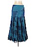 Alberto Makali 100% Cotton Blue Casual Skirt Size 12 - photo 1