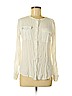 Bay Studio 100% Rayon White Long Sleeve Blouse Size M - photo 1