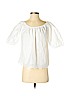 Ann Taylor LOFT White Short Sleeve Blouse Size S (petite) - photo 1