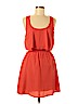 ISSI Orange Casual Dress Size M - photo 1