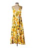 Miguelina 100% Polyester Yellow Casual Dress Size S - photo 1